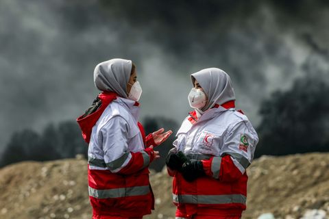 Helferinnen des Roten Halbmonds