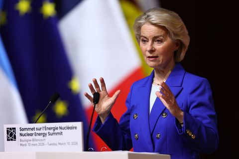 Von der Leyen hat es als einen strategischen Fehler bezeichnet, dass Europa sich von der Kernenergie abgewendet hat. Foto: Abdul