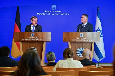 Der Krieg im Iran steht bei dem Treffen im Vordergrund. Foto: Sebastian Christoph Gollnow/dpa