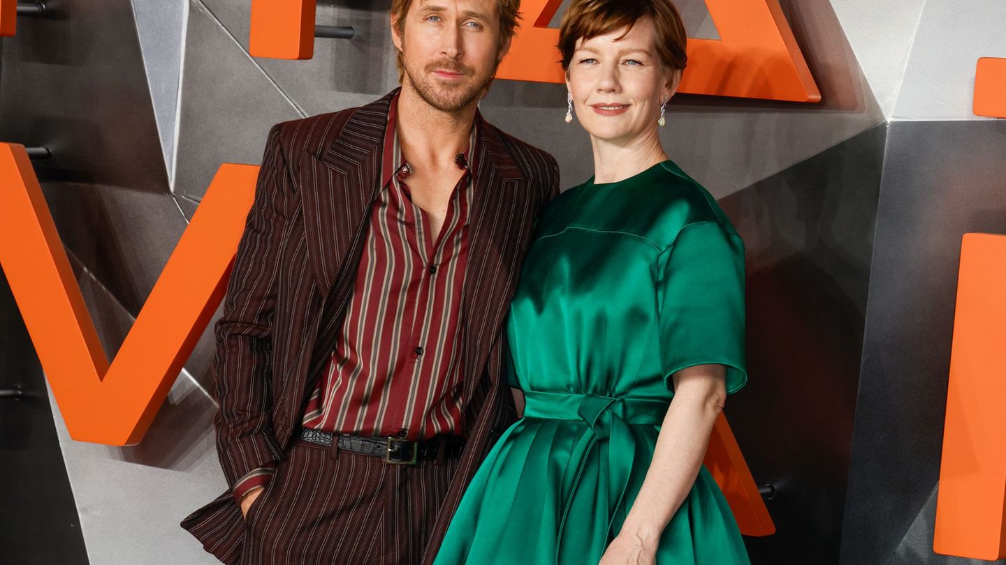 Für den Film "Der Astronaut – Project Hail Mary" standen Hüller und Gosling gemeinsam vor der Kamera. Foto: Cat Morley/SOPA Imag