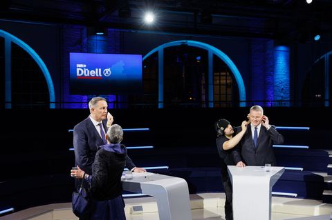 Zum Ende des Duells hin wurde es etwas kontroverser. Foto: Hannes P. Albert/dpa