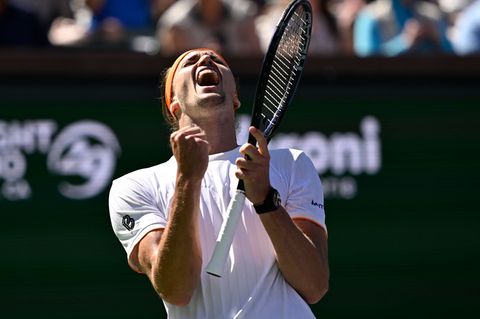 Steht im Viertelfinale von Indian Wells: Alexander Zverev. (Archiv-Foto) Foto: Charles Baus/CSM via ZUMA Press Wire/dpa