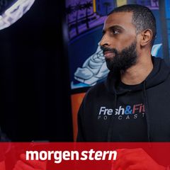 Dokufilmer Louis Theroux (links) interviewt Blogger Amro Fudl (aka Myron Gaines) in der Netflix-Doku-Serie