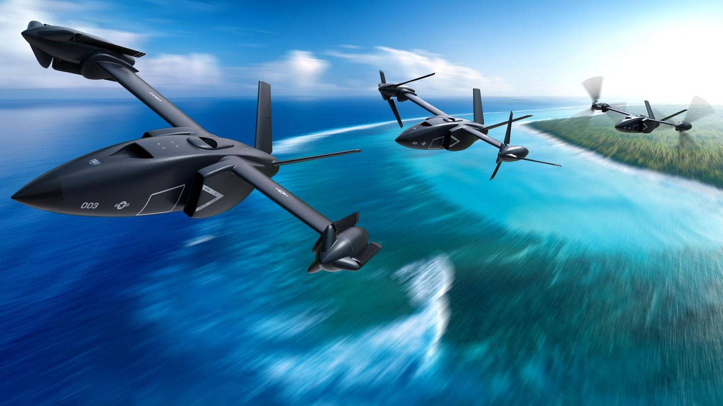 Eine Computergrafik der X-76