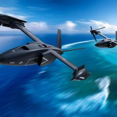 Eine Computergrafik der X-76