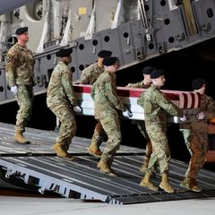 Iran-Gefallener wird empfangen