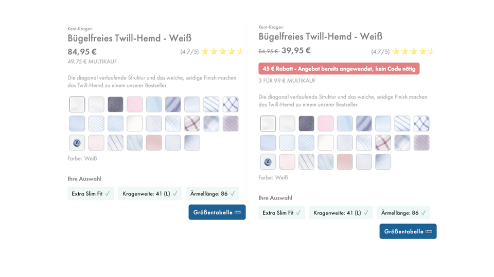 CT Hemden Test Preis