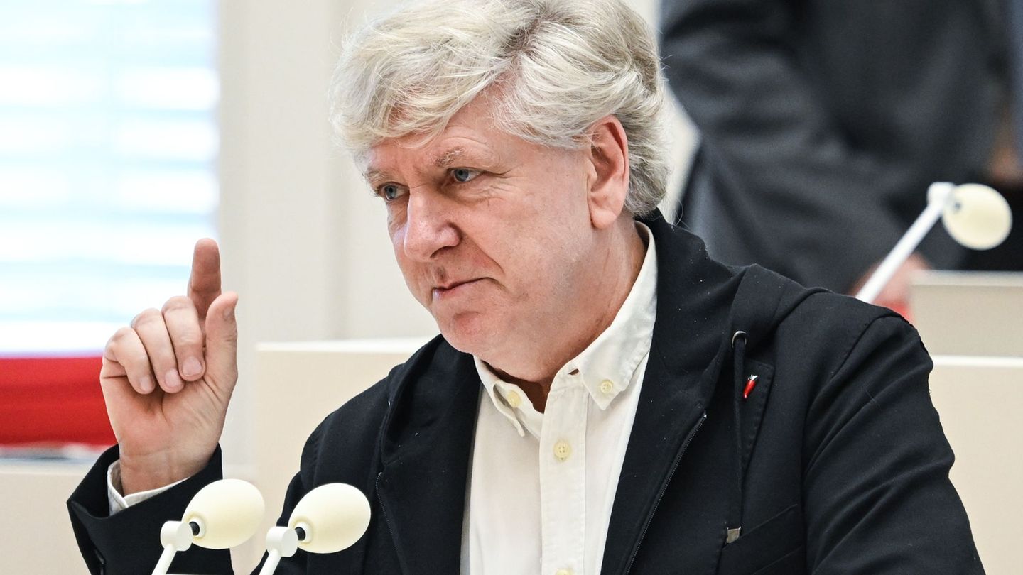 Der Ex-BSW-Politiker will an das Fraktionsgesetz. Foto: Britta Pedersen/dpa