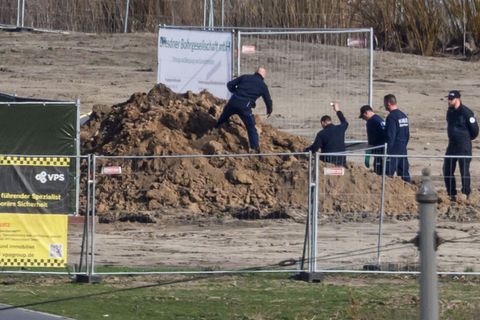 Die Weltkriegsbombe in Dresden wurde erfolgreich gesprengt. Foto: Robert Michael/dpa