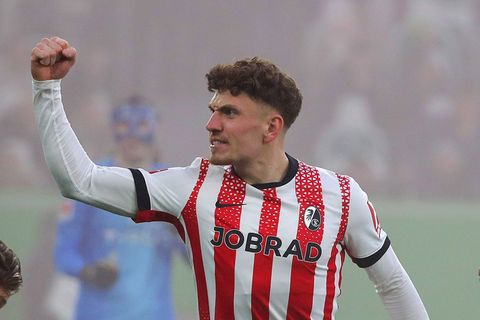 Außenverteidiger Philipp Treu hofft darauf, mit dem SC Freiburg in Genk eine gute Grundlage für das Rückspiel zu legen. Foto: Da