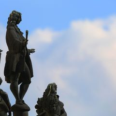 Telemann ist im Magdeburger Stadtbild präsent. (Archivbild) Foto: Jens Wolf/dpa-Zentralbild/dpa