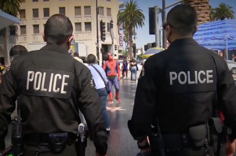 Zwei Polizisten in Kalifornien