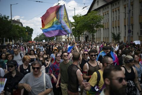 Demonstration für Rechte queerer Menschen in Sofia