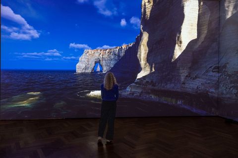 Von 19. März bis 5. Juli ist die Ausstellung "Monets Küste. Die Entdeckung von Étretat" zu sehen. Foto: Helmut Fricke/dpa