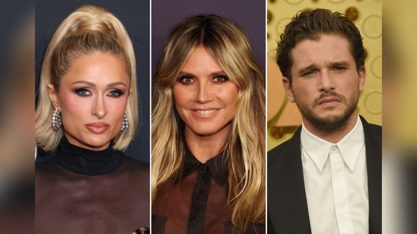 Paris Hilton, Heidi Klum (Mitte) und Kit Harrington haben ihrer ADHS-Diagnosen öffentlich gemacht.