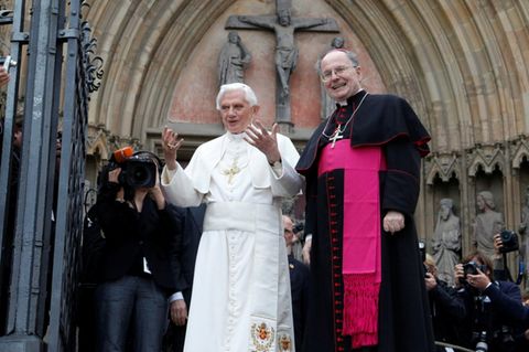 Wanke mit Papst Benedikt XVI. bei Deutschlandbesuch 2011