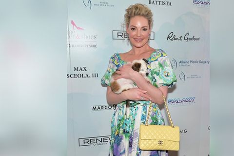 Für diesen Auftritt erntete sie Kritik: Katherine Heigl bei der Wohltätigkeitsveranstaltung "Wine, Women & Shoes".