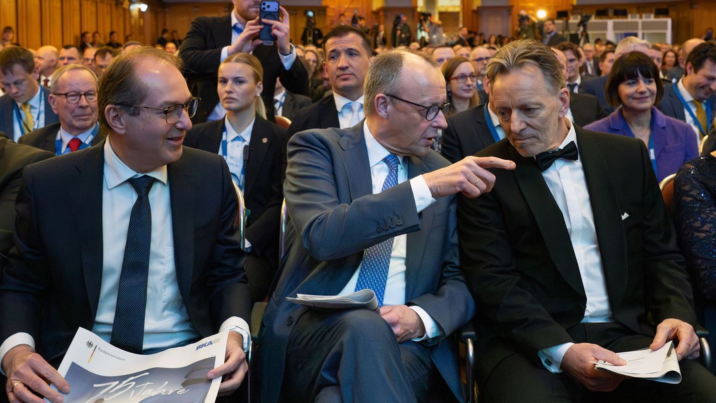 Das BKA feierte in Wiesbaden sein 75-jähriges Bestehen. Foto: Soeren Stache/dpa