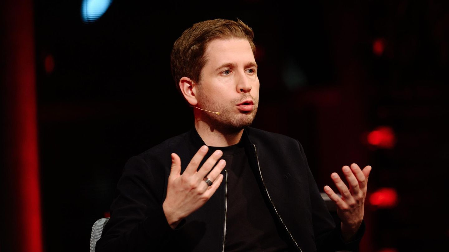 Kevin Kühnert in der stern Stunde am Donnerstagabend