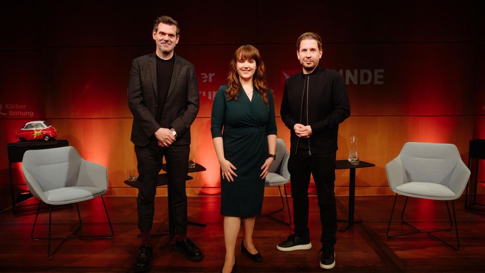 Gregor Peter Schmitz mit Ricarda Lang und Kevin Kühnert in der neuen stern Stunde
