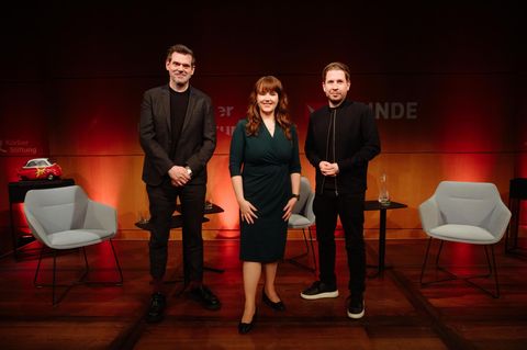 Gregor Peter Schmitz mit Ricarda Lang und Kevin Kühnert in der neuen stern Stunde