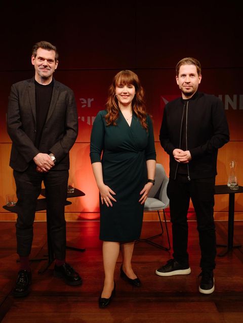 Gregor Peter Schmitz mit Ricarda Lang und Kevin Kühnert in der neuen stern Stunde