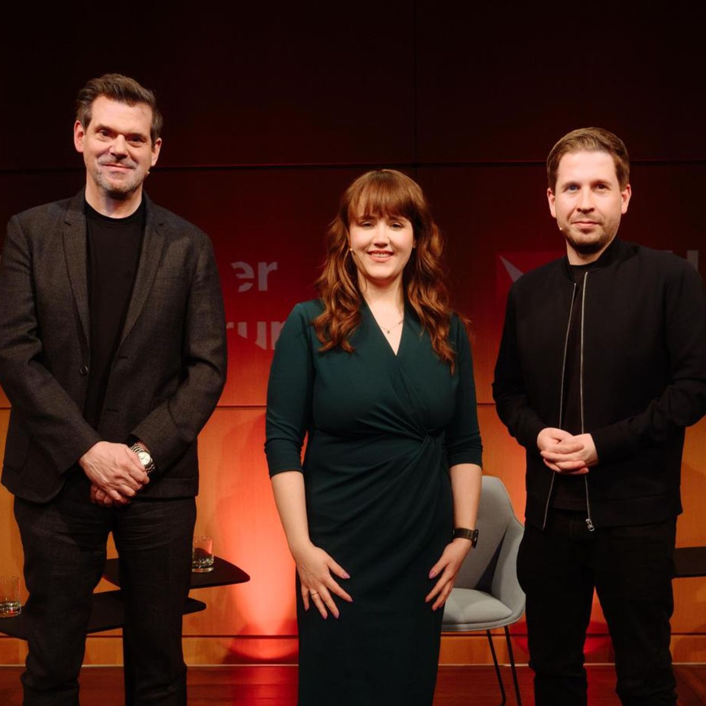 Gregor Peter Schmitz mit Ricarda Lang und Kevin Kühnert in der neuen stern Stunde
