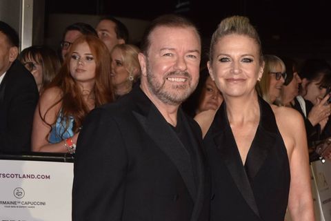 Ricky Gervais und Jane Fallon sind seit über vier Jahrzehnten ein Paar.
