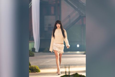 Meistert bei GNTM den Treppen-Walk mit links: Merret aus Berlin.