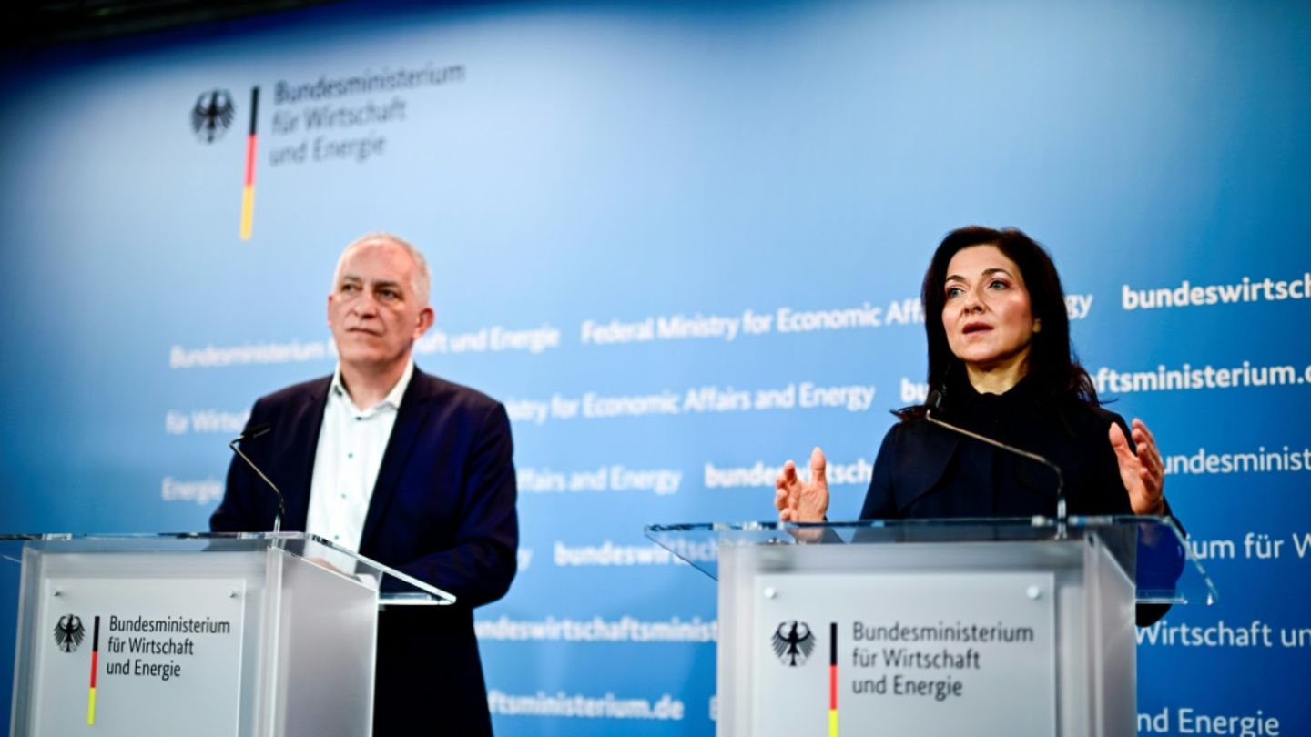 Katherina Reiche und IG-Metall-Chef Jürgen Kerner