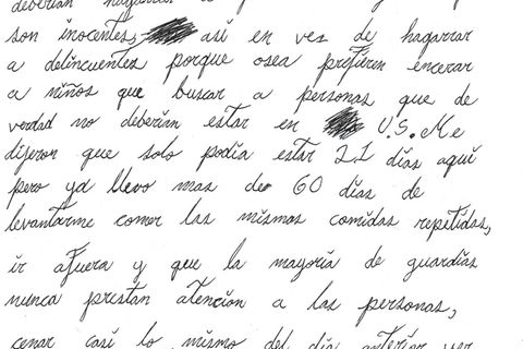 Brief auf Spanisch von Ender