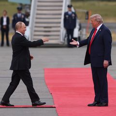 Wladimir Putin und Donald Trump beim Treffen in Alaska 2025