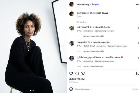 AI-Sängerin Sienna Rose