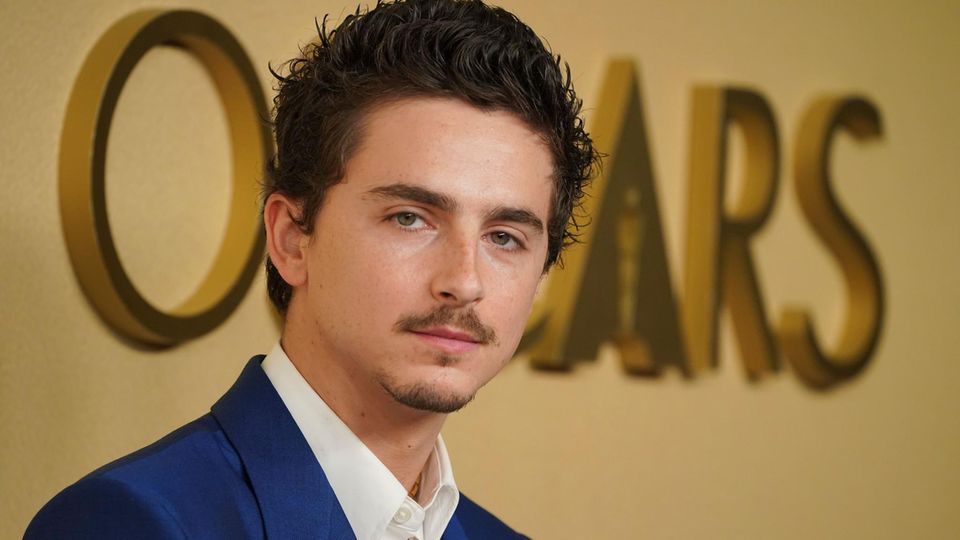Schauspieler Timothée Chalamet bei den Oscars