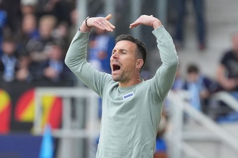 Gastiert mit dem KSC in Kaiserslautern: Christian Eichner Foto: Marc Schüler/dpa