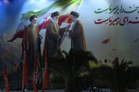 Ein Bild von Irans Führern.