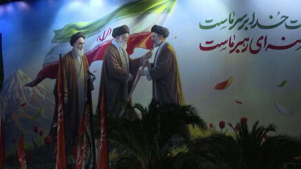 Ein Bild von Irans Führern.