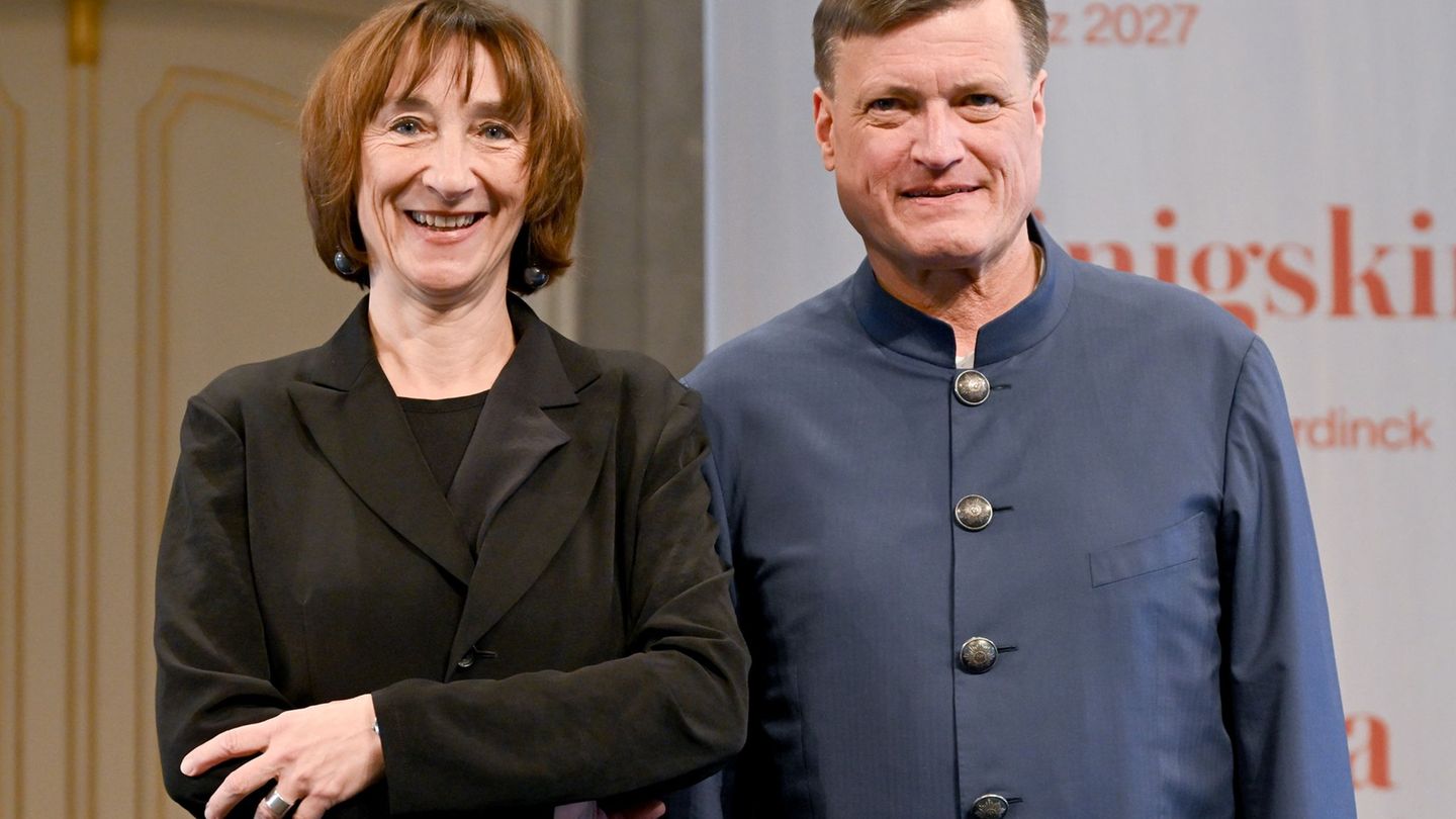 Intendantin Elisabeth Sobotka und Generalmusikdirektor Christian Thielemann. Foto: Britta Pedersen/dpa