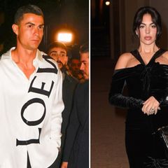 Cristiano Ronaldo schlug sich in Madrid die Nacht um die Ohren, Georgina Rodríguez saß in der Front Row in Rom.