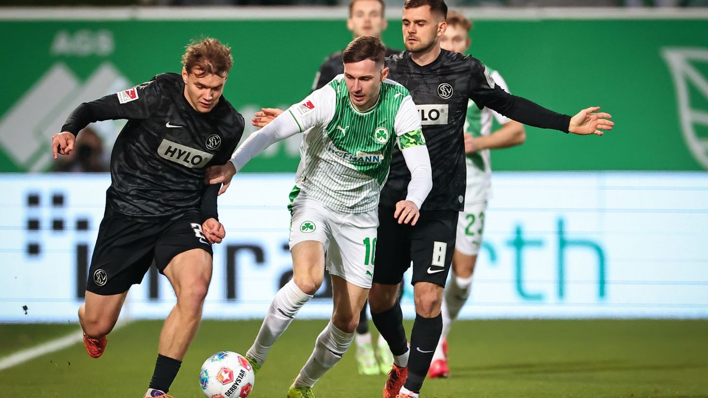 2. Fußball-Bundesliga: Elversberg verliert in Fürth und verpasst Sprung an Spitze
