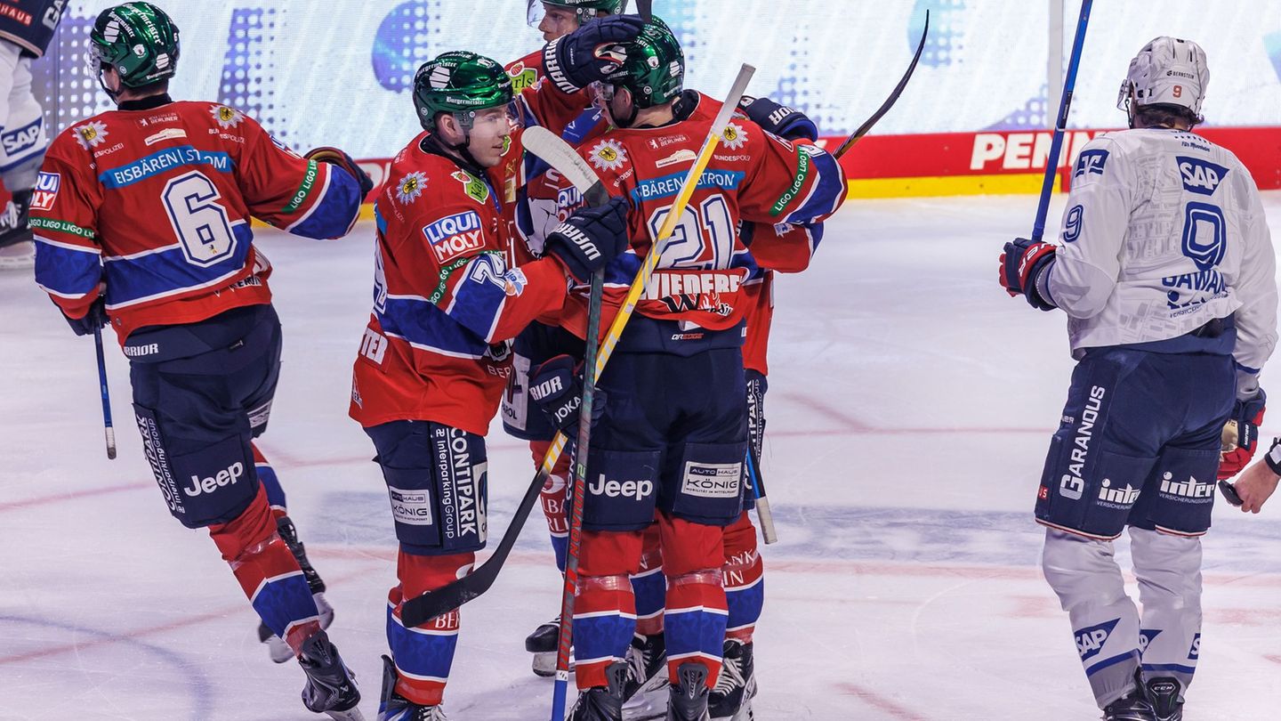 Deutsche Eishockey Liga: Eisbären Berlin gewinnen mit 4:2 gegen Mannheim