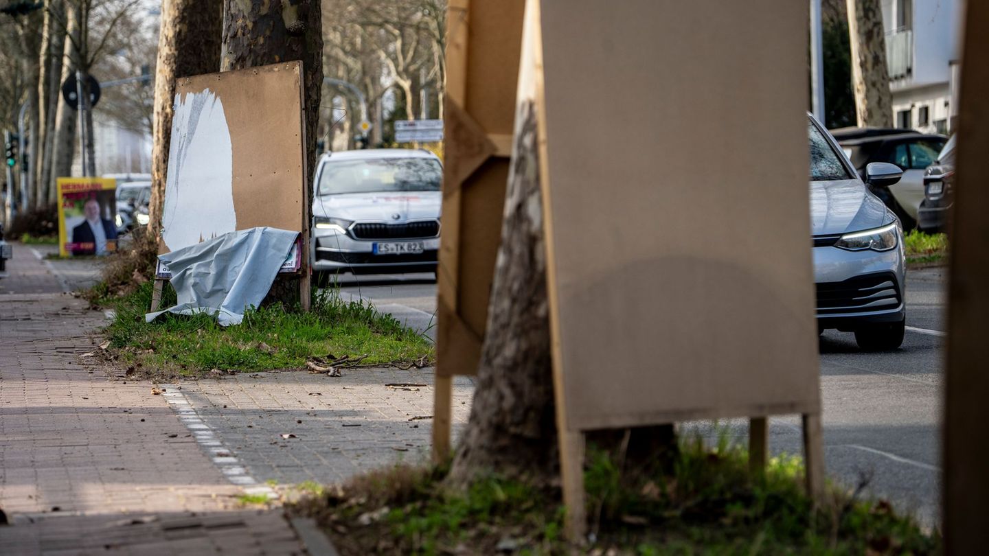Kriminalität: Kriminalität im Wahlkampf: Angriffe und Vandalismus