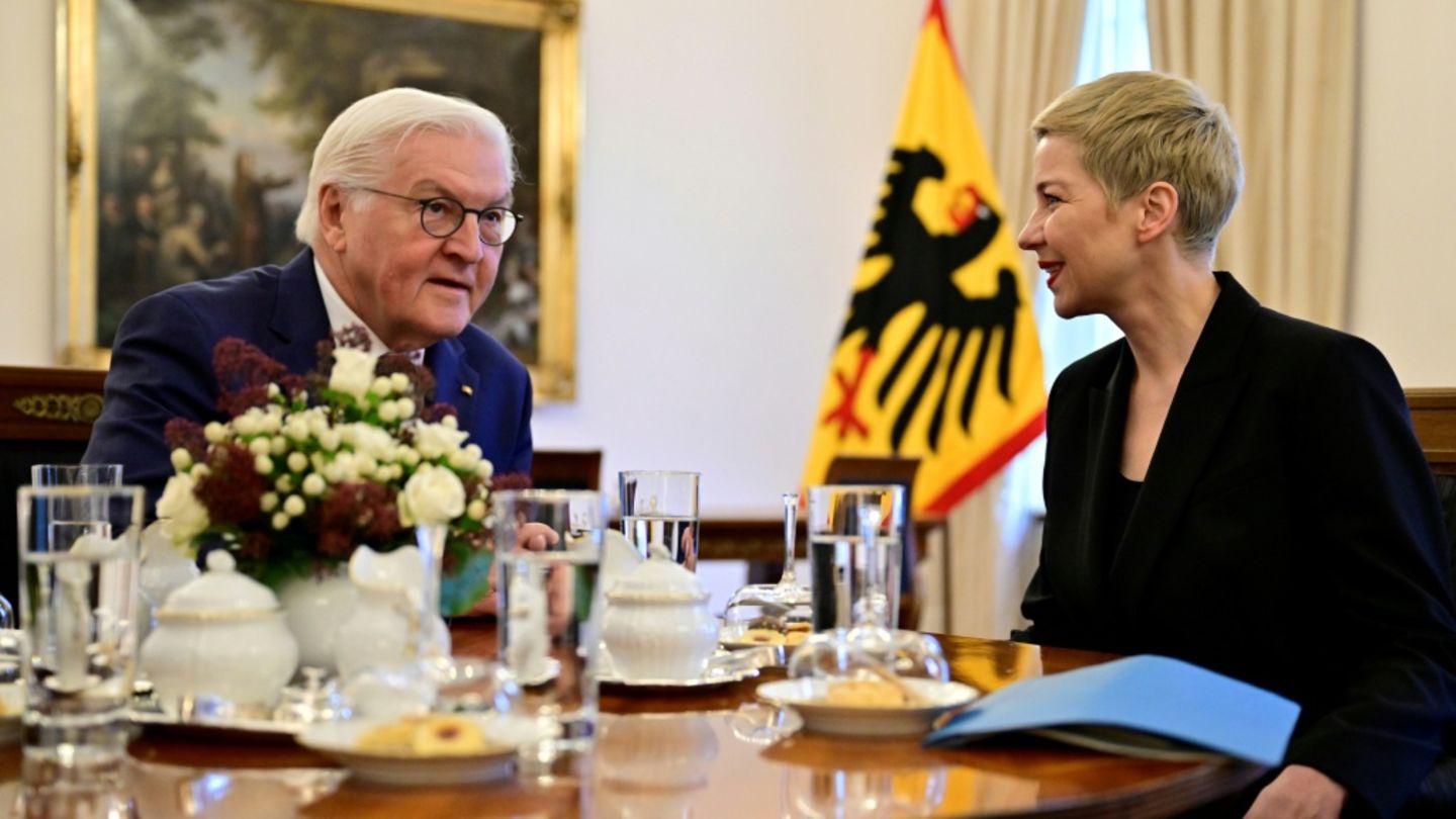 Kolesnikowa bei Bundespräsident Steinmeier