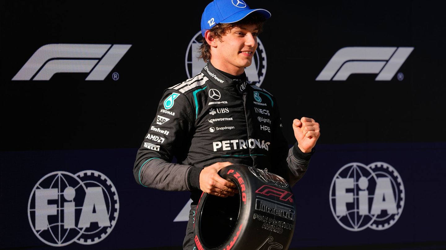 Qualifikation in China: Vettel abgelöst: Antonelli schreibt Formel-1-Geschichte