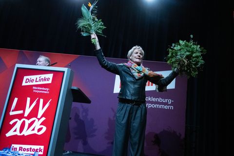 Bildungsministerin Simone Oldenburg ist Spitzenkandidatin der Linken für die anstehende Landtagswahl in MV im September. Foto: S