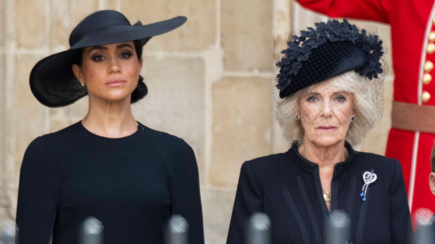 Neues Buch enthüllt: Königin Camilla sagte: Meghan hat Prinz Harry "gebrainwasht"