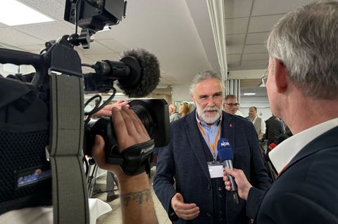 Der BSW-Landesvorsitzende Peter Schabbel führt seine Partei als Spitzenkandidat in die Landtagswahl. Foto: Iris Leithold/dpa