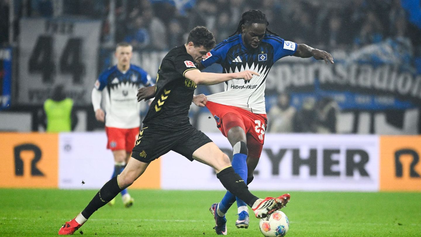 Fußball-Bundesliga: Köln trotzt Traumtor und holt Remis beim HSV