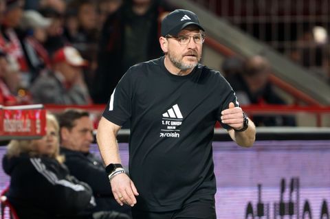 Nur ein Sieg aus zehn Spielen: Steffen Baumgart steht mit dem 1. FC Union Berlin unter Druck. (Archivbild) Foto: Soeren Stache/d
