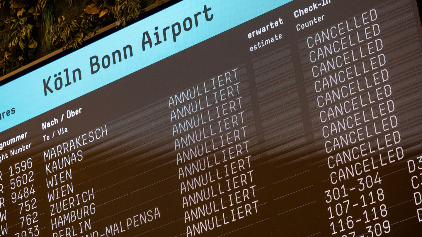 Mehr als 121.000 Klagen von Passagieren haben die Amtsgerichte an den 19 größten Flughafenstandorten 2025 verzeichnet. Foto: Tho